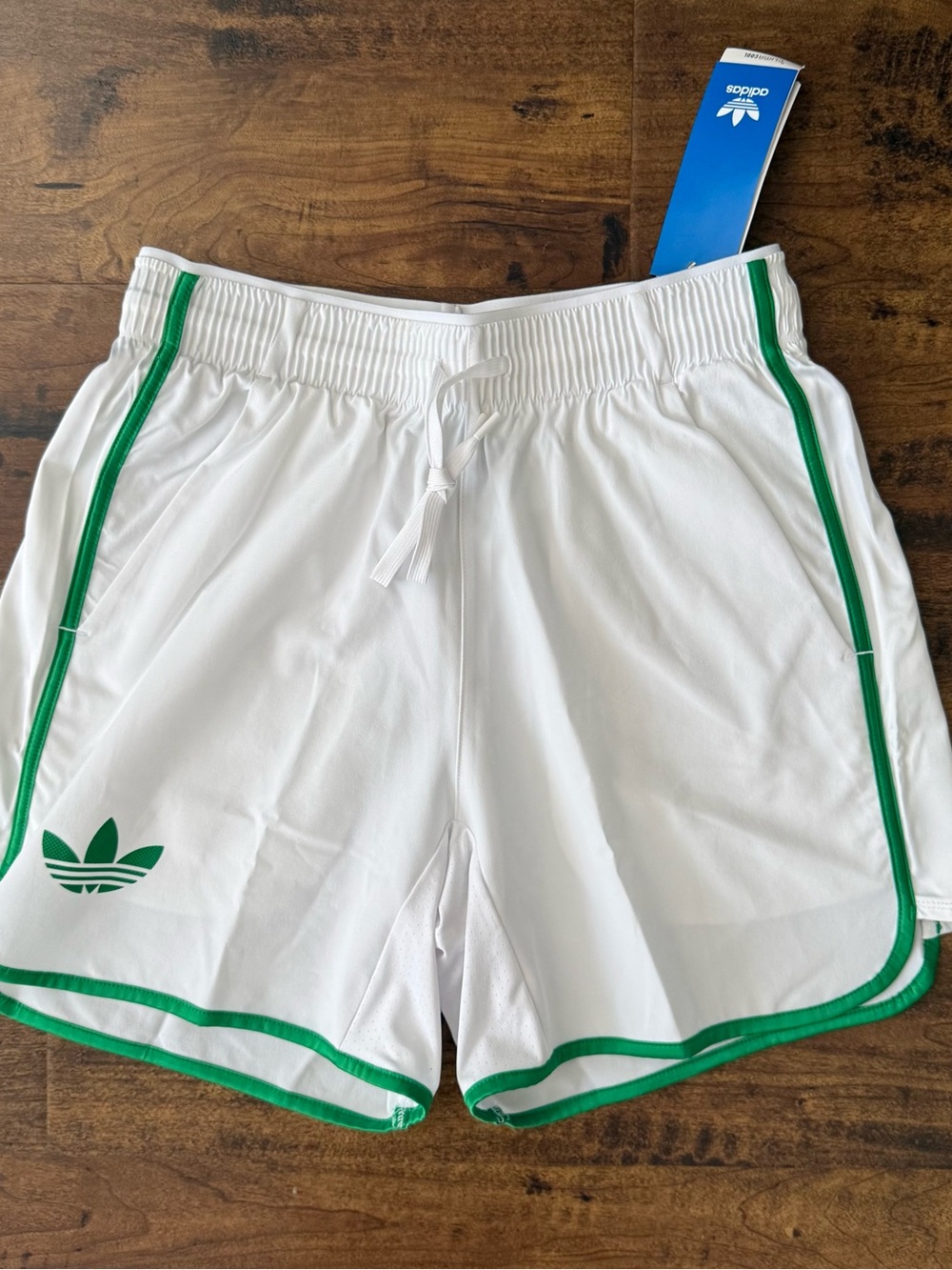 Adidas Mens White Climacool 5" Athletic Tennis Shorts